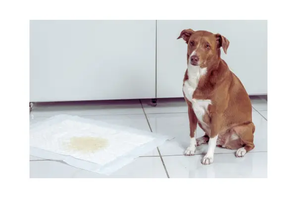 xixi no lugar certo em cachorro que mora em apartamento