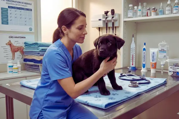 cuidados veterinários após resgate de cachorro