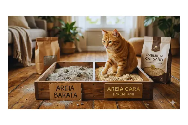 Vale a pena investir em areia mais cara?