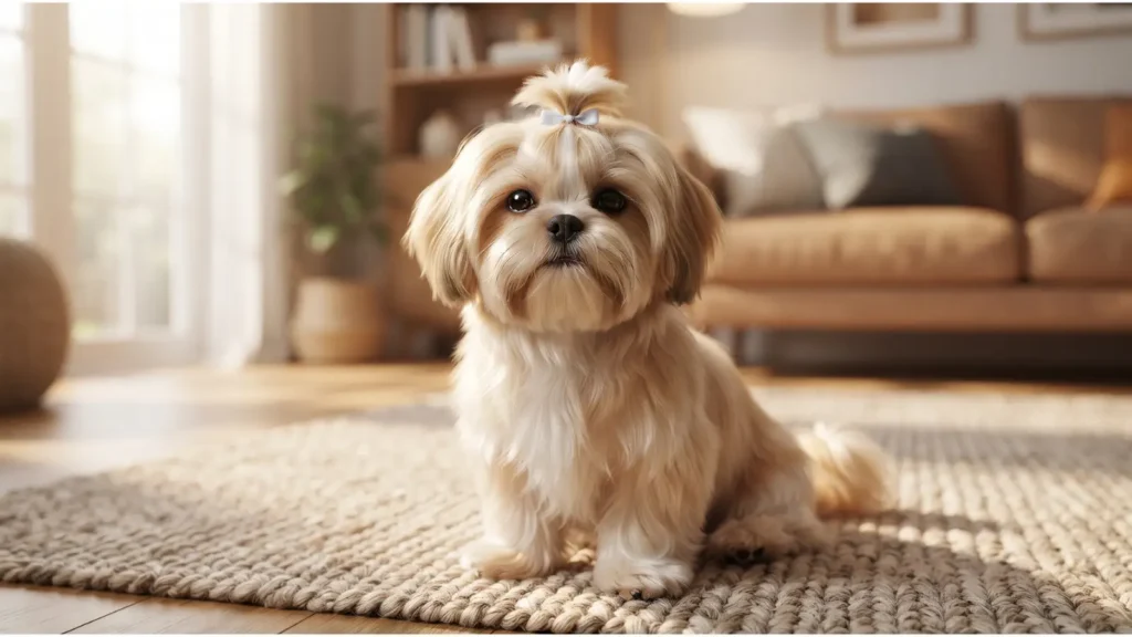 Quanto custa um Shih Tzu: filhote de Shih Tzu de olhos grandes
